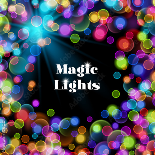 Abstract bokeh background