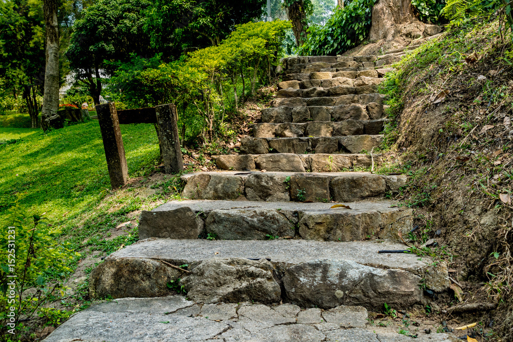 Stone Concrete staircase
