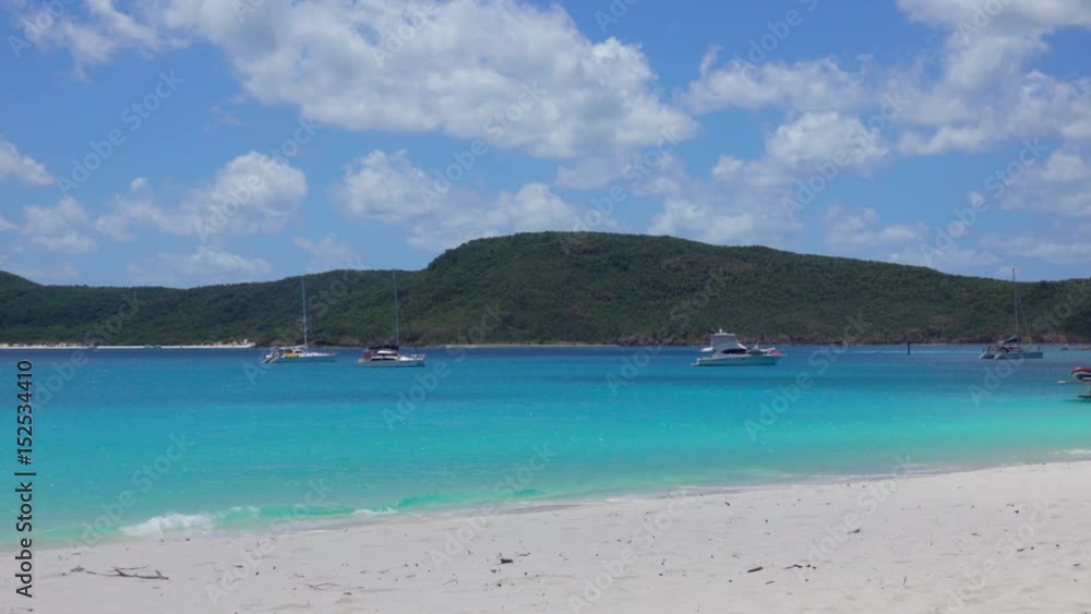 Whitehaven Beach, Tropical Landscape Whitehaven Beach, Tropical Landscape