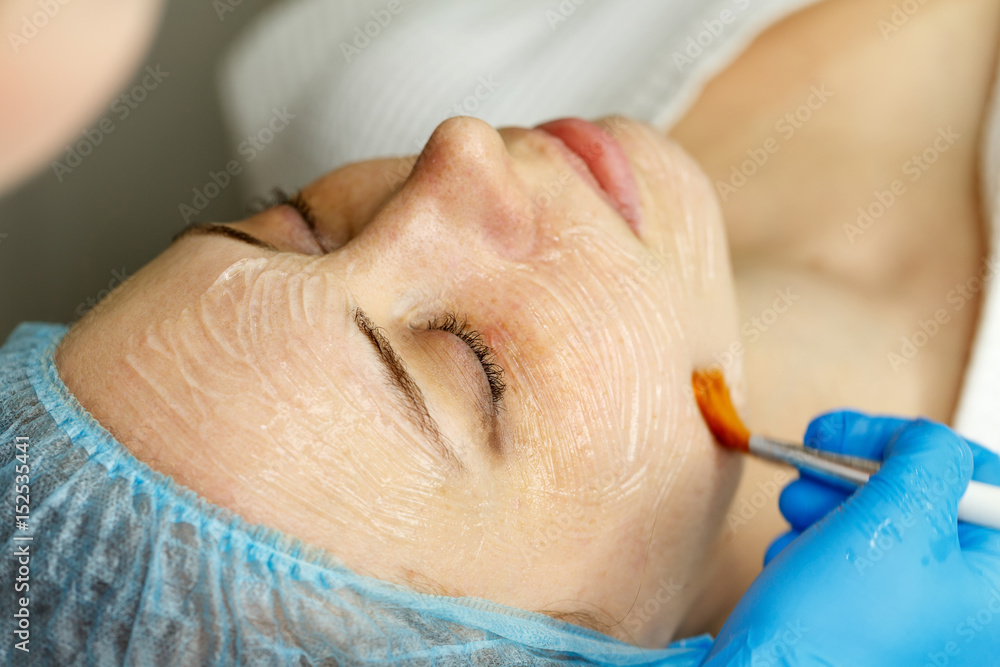 Naklejka premium Laser RF-rejuvenation. Elos rejuvenation
