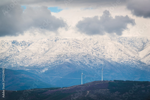 Mountain landscape on the way to the shaly village of Piodao. District of Coimbra. Portugal photo