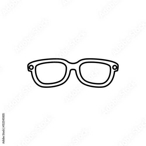Vintage fashion glasses icon vector illustration graphic design