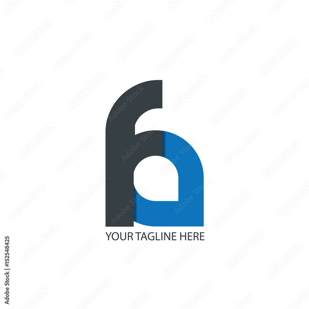 Initial Letter FA Rounded Lowercase Logo Initial Letter FA Rounded Lowercase Logo