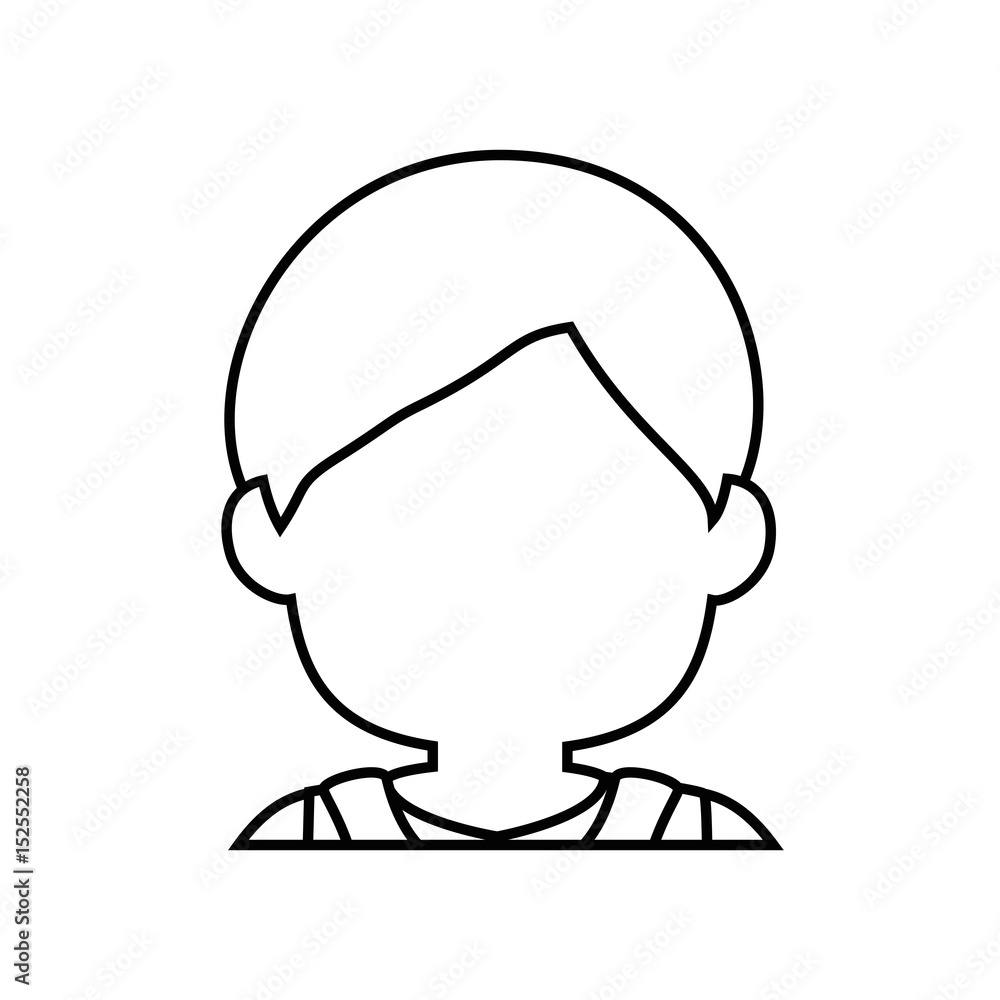 Man faceless head icon vector illustration graphic design Man faceless head icon vector illustration graphic design