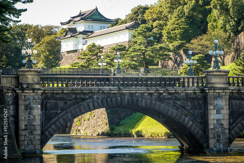 tokyo imperial Bridge and Castle photo