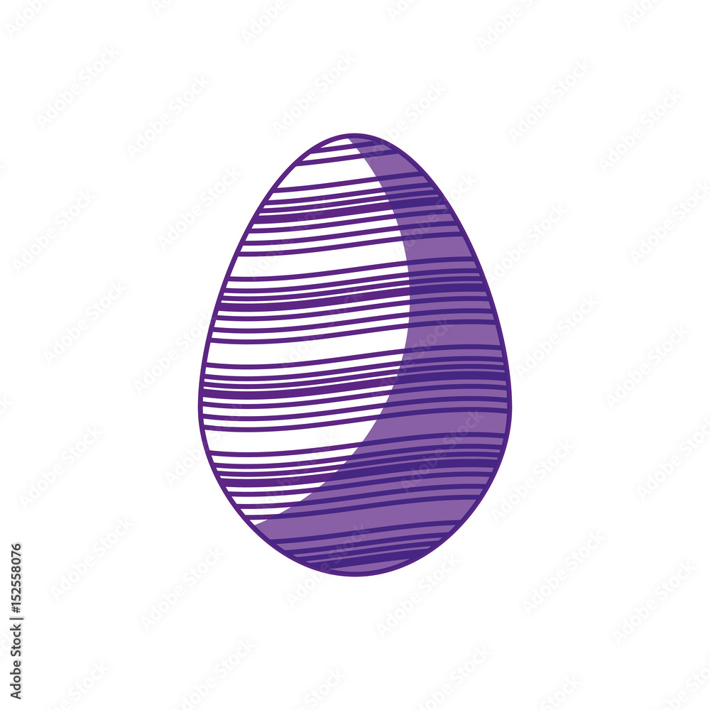 easter egg icon over white background. vector illustration easter egg icon over white background. vector illustration