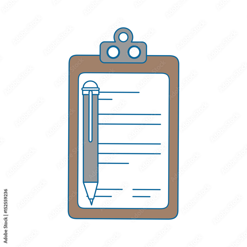report table and pen icon over white background. vector illustration report table and pen icon over white background. vector illustration