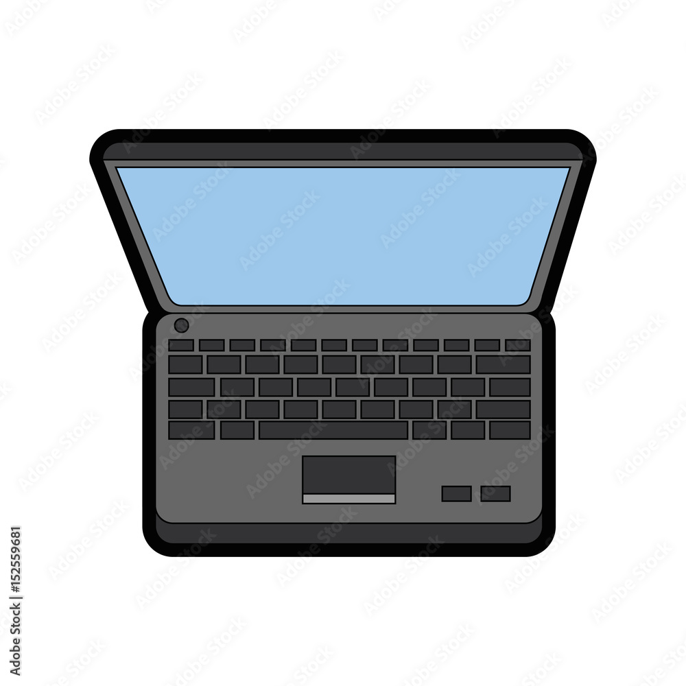 laptop computer icon over white background. vector illustration laptop computer icon over white background. vector illustration