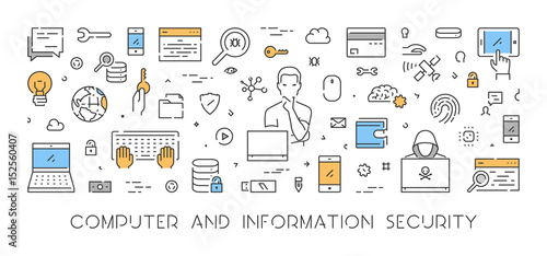 Line concept for computer and information security