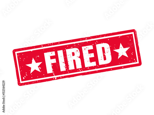 fired red stamp style