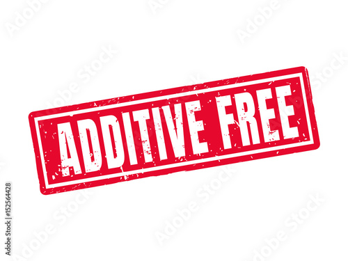 additive free red stamp style