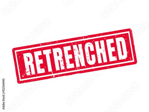 retrenched red stamp style