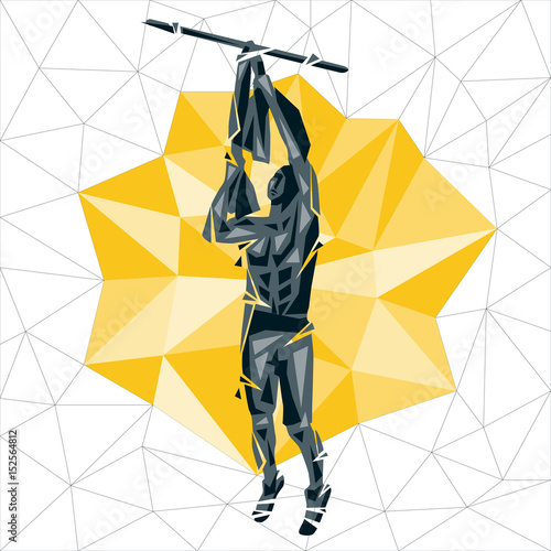Geometric Crossfit concept