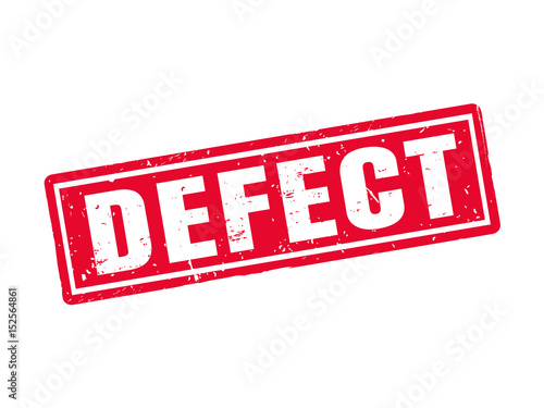 defect red stamp style