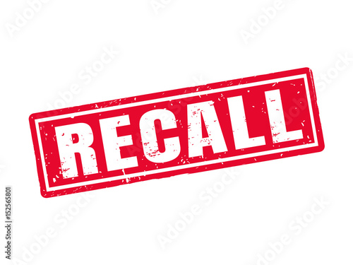 recall red stamp style photo
