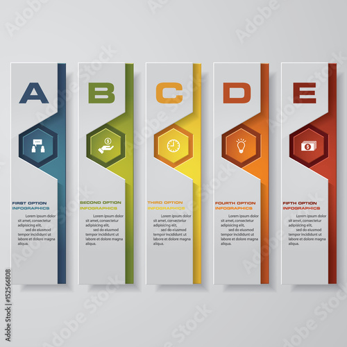 Design clean number banners template/graphic or website layout. Vector.