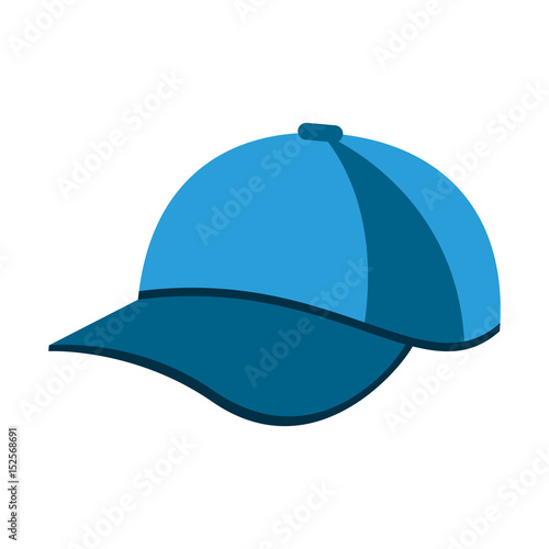 baseball hat or cap icon image vector illustration design 