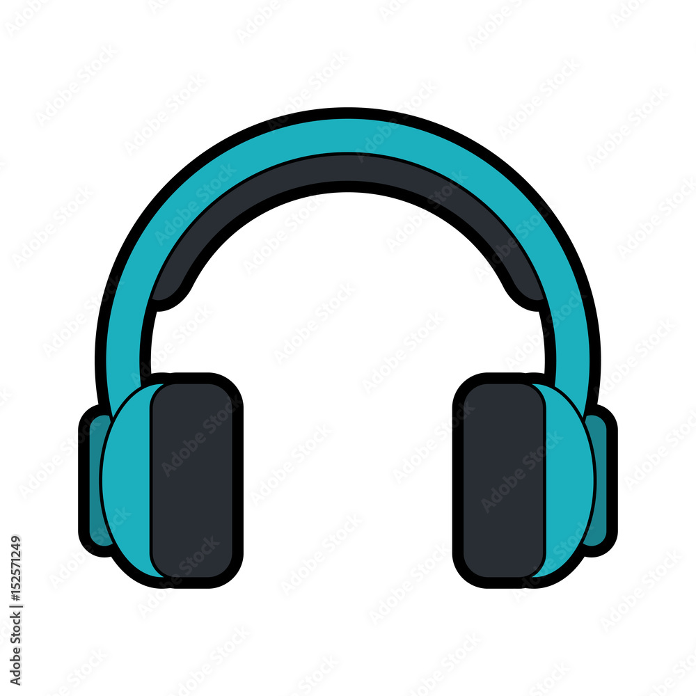 isolated headphones icon image vector illustration design isolated headphones icon image vector illustration design