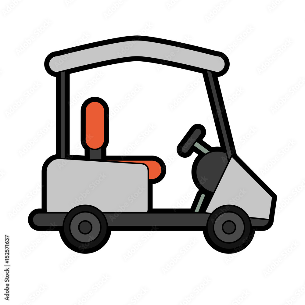 cart golf related icon image vector illustration design 