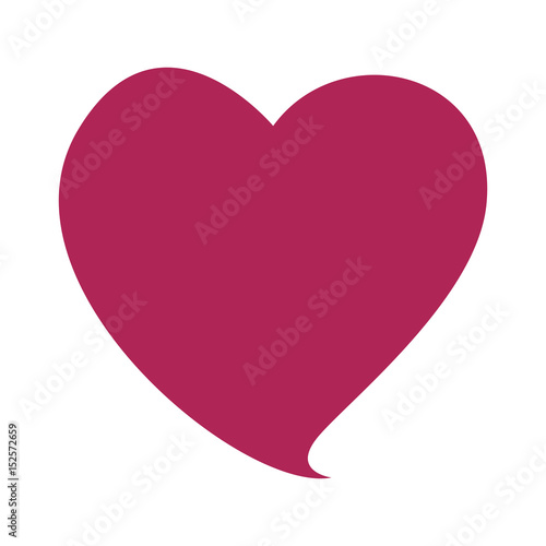 heart shape symbol ector icon illustration graphic design