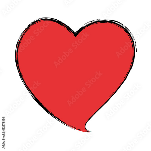 heart shape symbol ector icon illustration graphic design