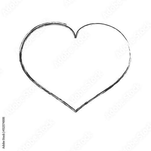 heart shape symbol ector icon illustration graphic design