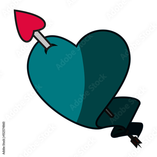 heart shape symbol ector icon illustration graphic design