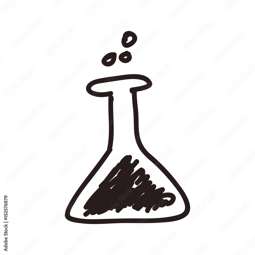 test tube doodle vector icon illustration graphic design test tube doodle vector icon illustration graphic design