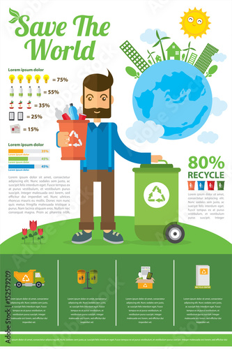 save the world infographic