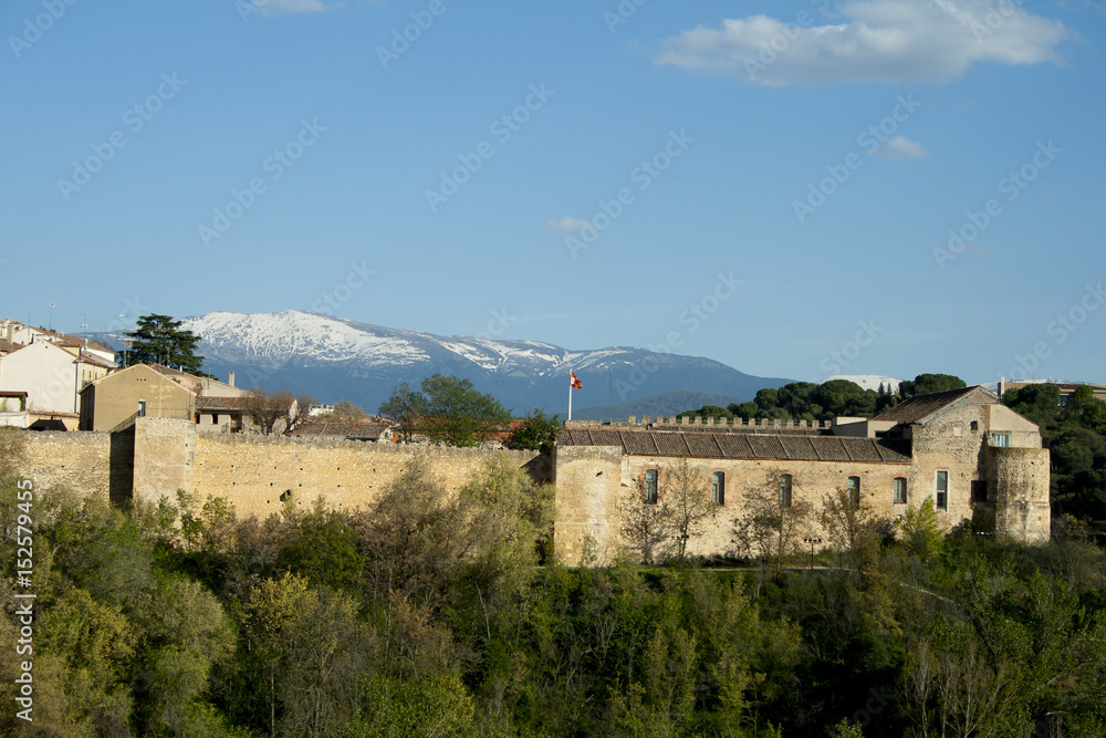 Segovia panoramic view, Spain.