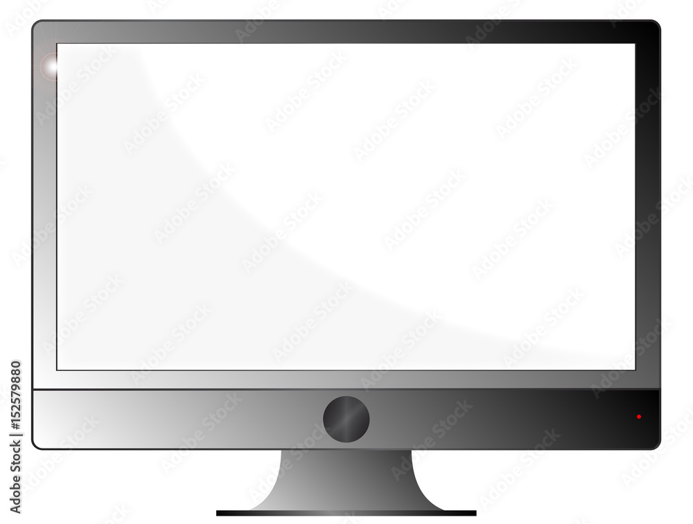 Modern Computer With Copy Space Modern Computer With Copy Space