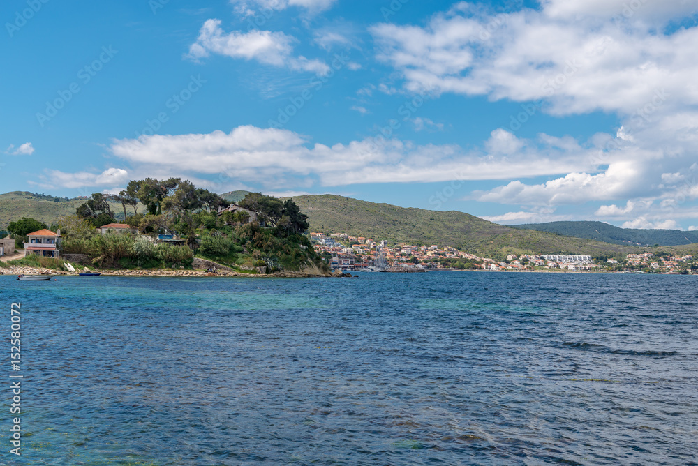 View at Small coastal İskele village at Urla, Izmir, Turkey View at Small coastal İskele village at Urla, Izmir, Turkey