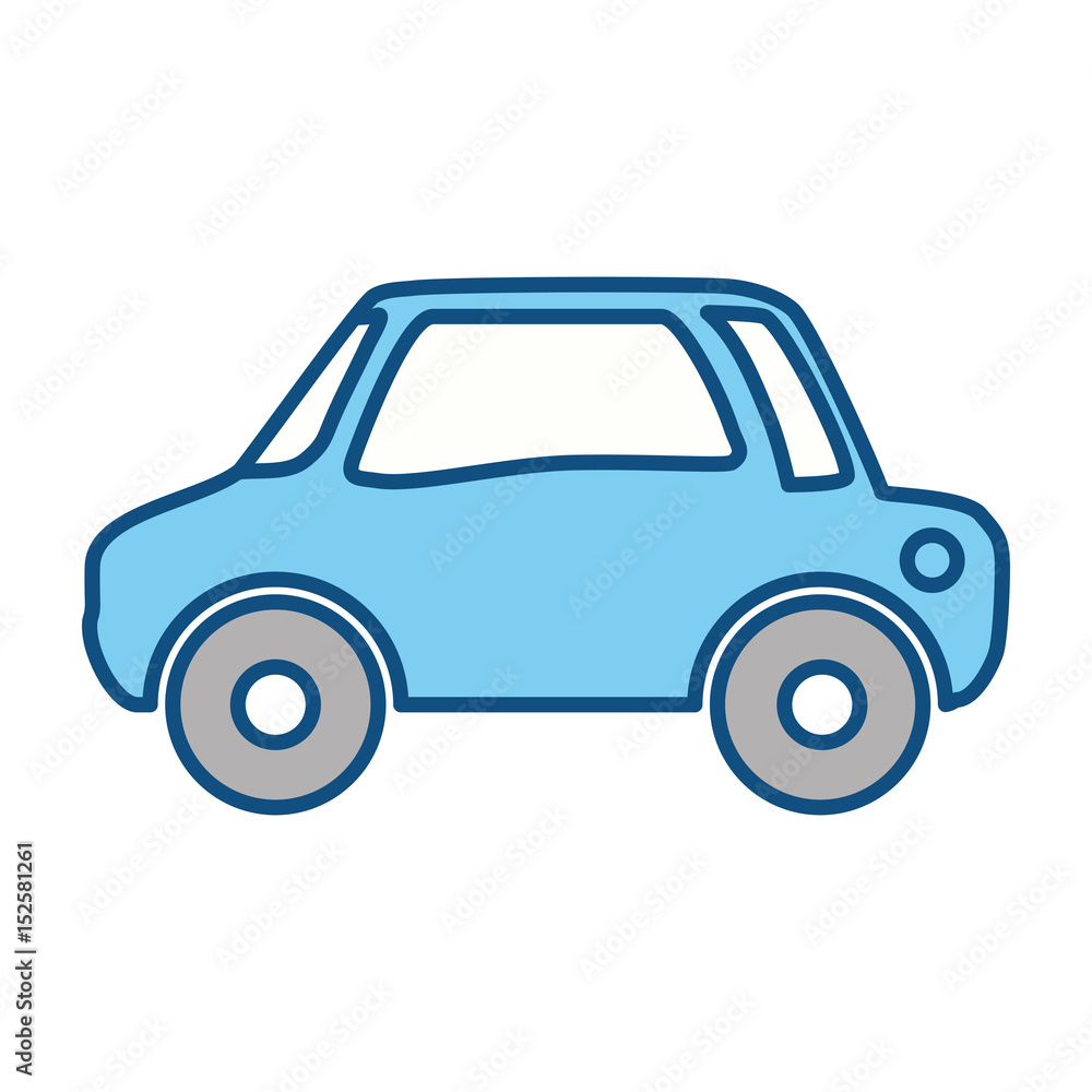 car vehicule draw vector icon illustration graphic design
