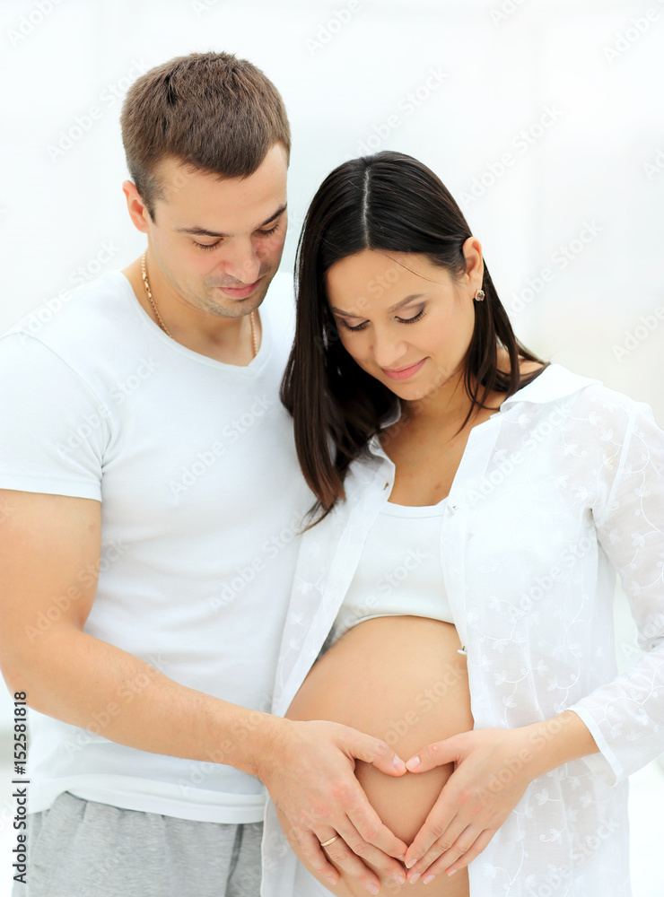 Young couple are expecting a baby Young couple are expecting a baby