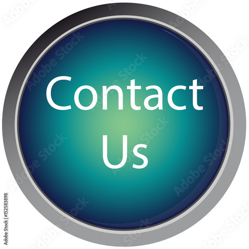 Contact us glossy icon