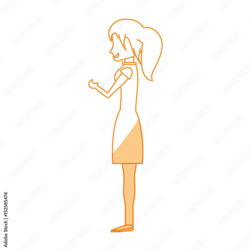 female woman adult young vector icon illustration female woman adult young vector icon illustration
