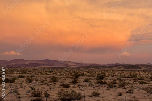 California Desert Sunset 