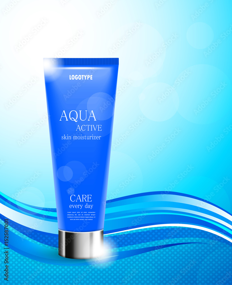 Skin moisturizer cosmetic ads template Skin moisturizer cosmetic ads template