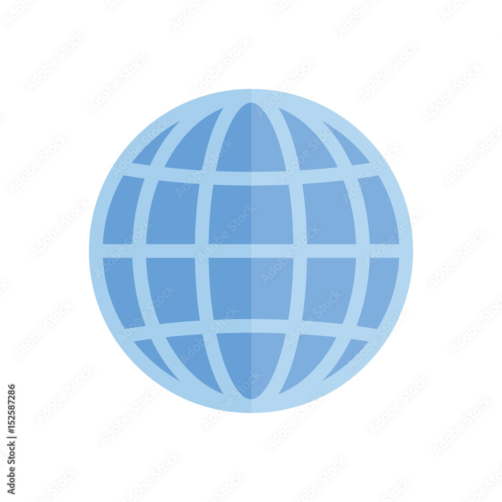 Globe earth geography element icon planet map education symbol vector illustration. Globe earth geography element icon planet map education symbol vector illustration.