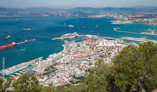 Gibraltar view from above