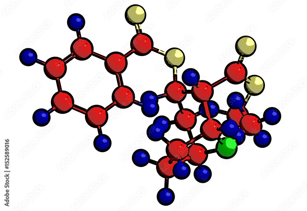 Molecular structure of cocaine Molecular structure of cocaine