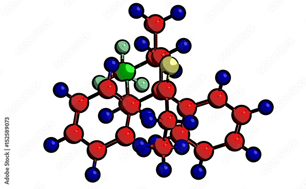 Molecular structure of methadone Molecular structure of methadone