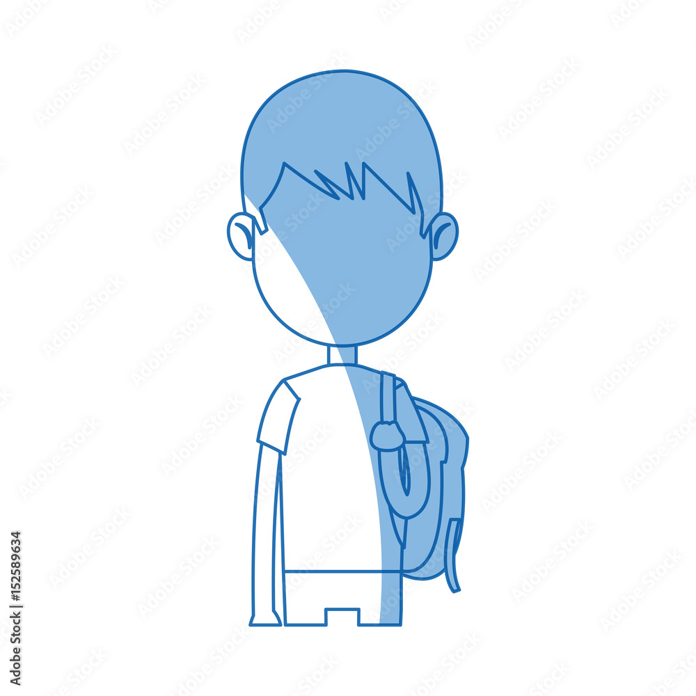 avatar boy student portrait image vector illustration avatar boy student portrait image vector illustration