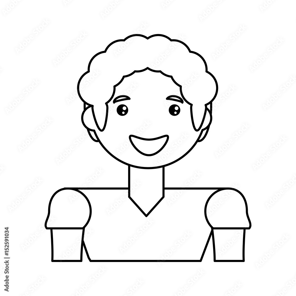 adult male avatar vector icon illustration design