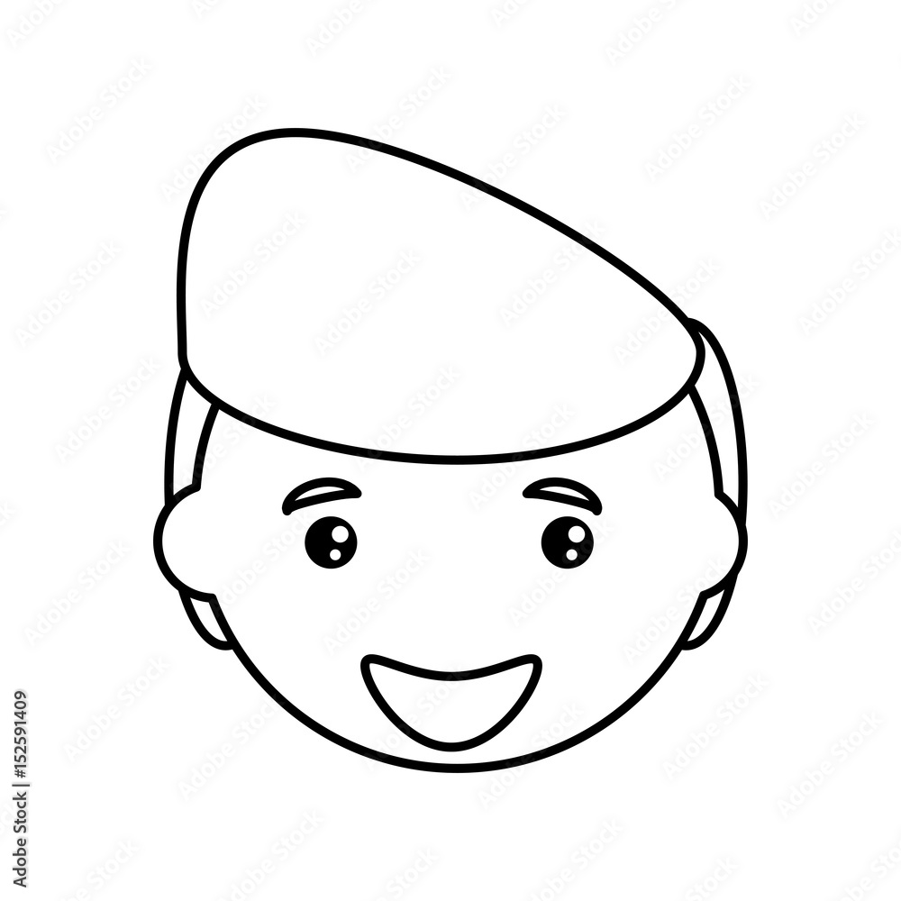 adult male head vector icon illustration design adult male head vector icon illustration design