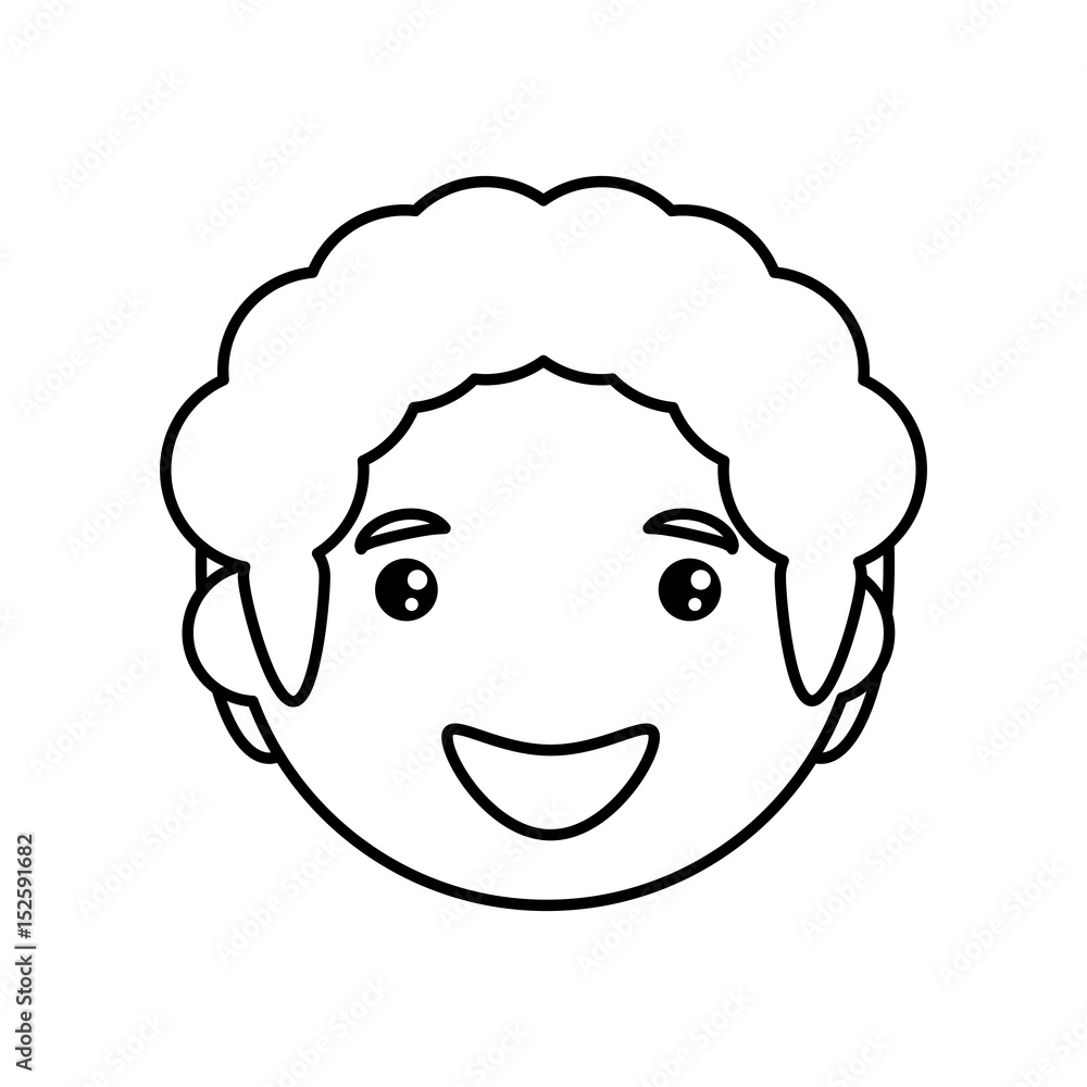 adult male head vector icon illustration design adult male head vector icon illustration design