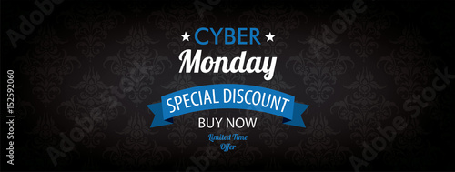 Cyber Monday Header Wallpaper Ornaments