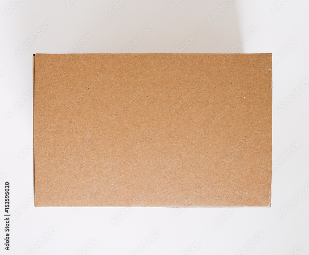 Fototapeta premium Brown paper box