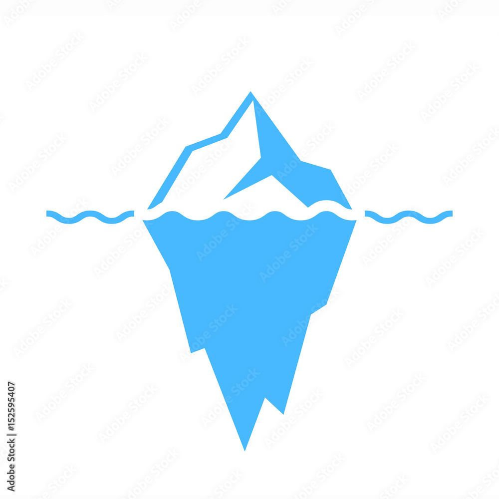 Iceberg vector icon