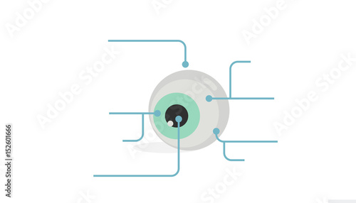 Eye vector illustration